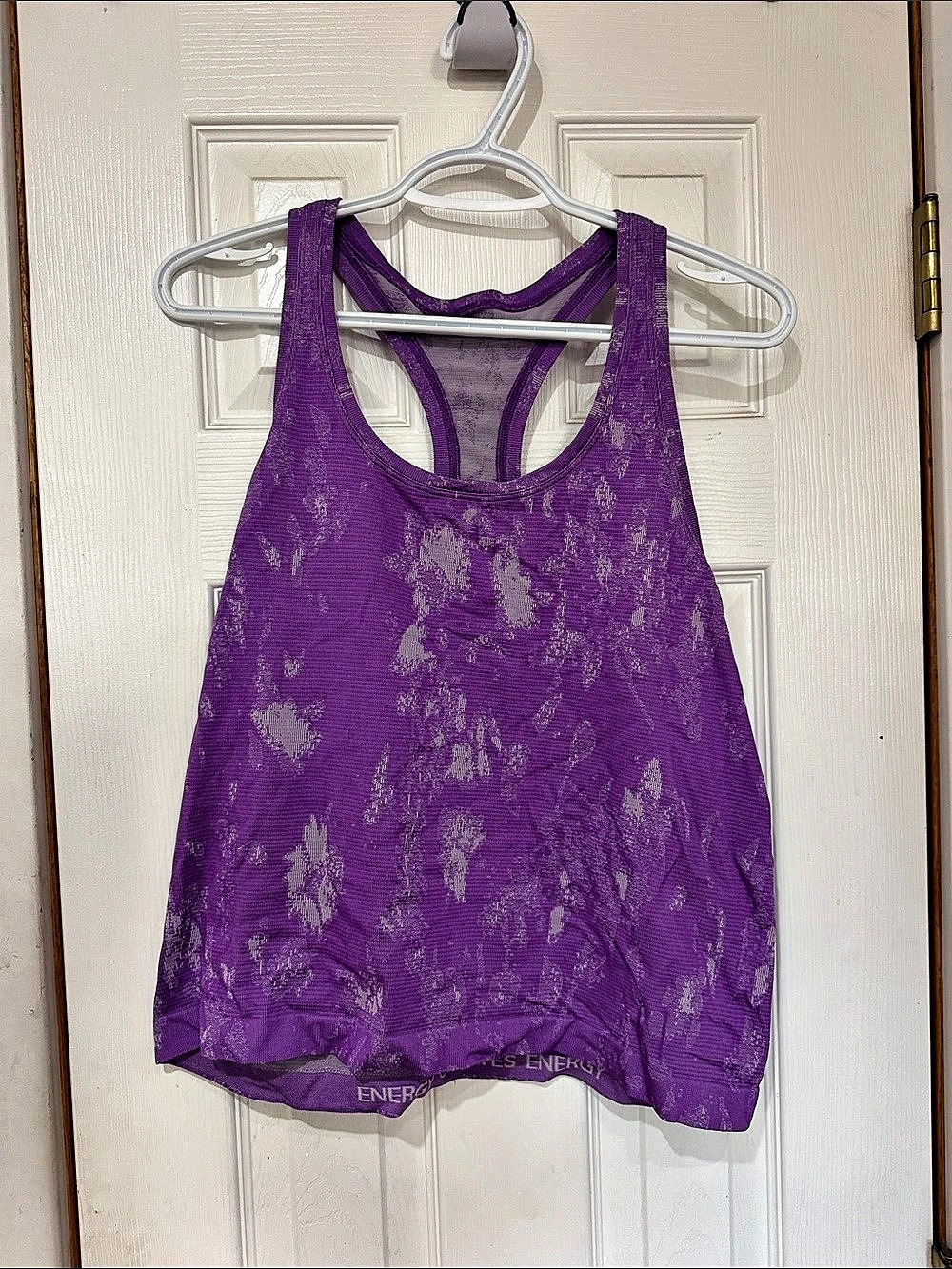 Lululemon Energy Tank Purple Athletic Tank Top Size 12